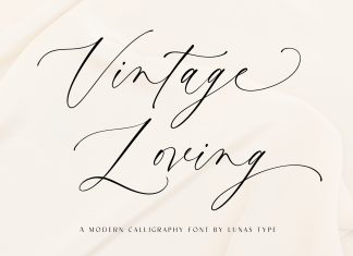 Vintage Loving Calligraphy Font