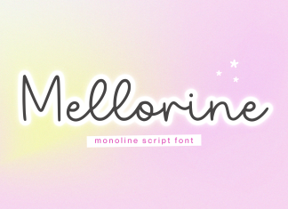 Mellorine Handwritten Font