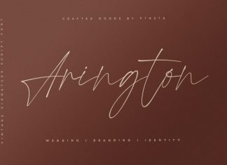 Arington Script Font