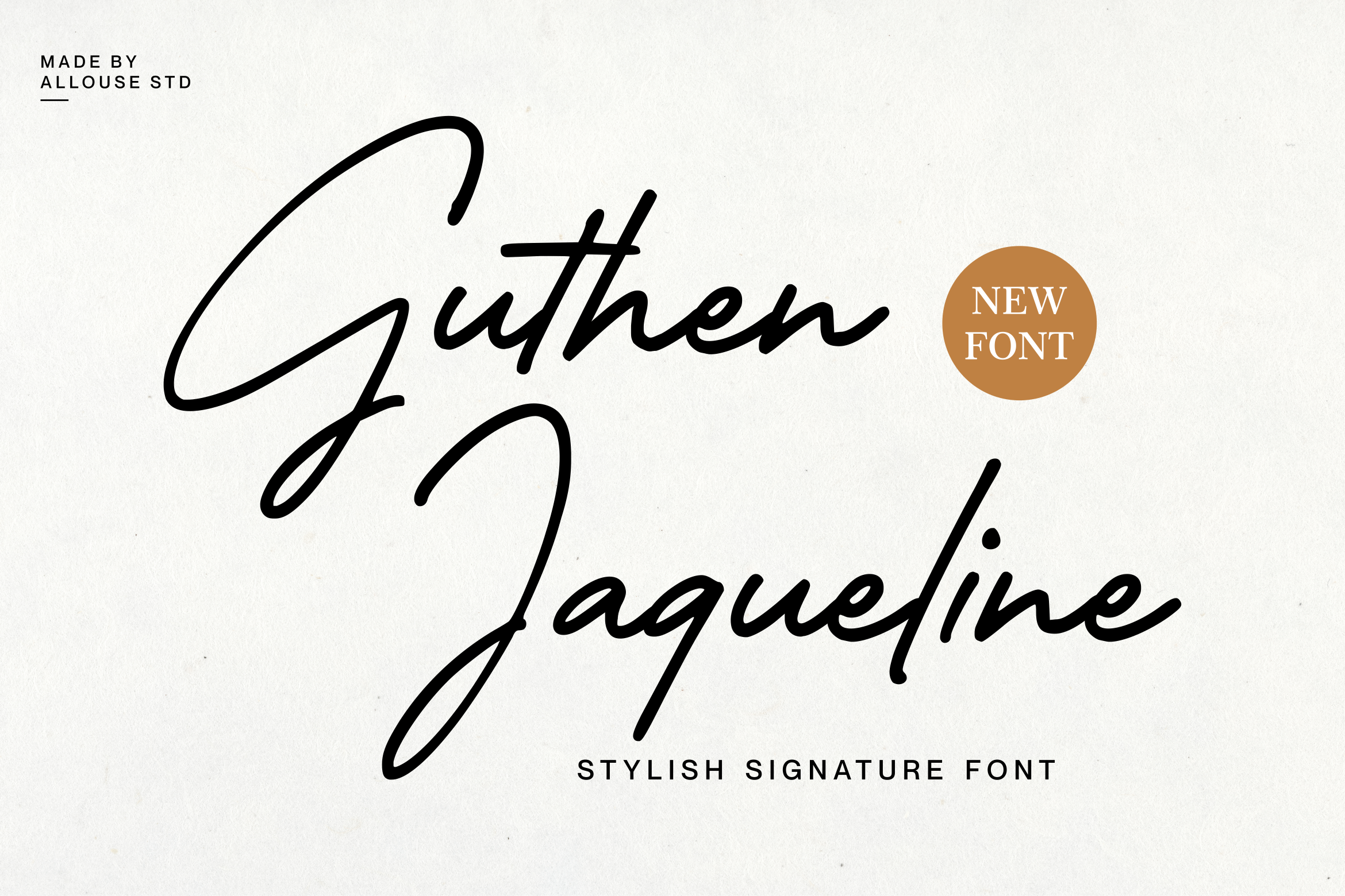 Guthen Jaqueline Handwritten Font
