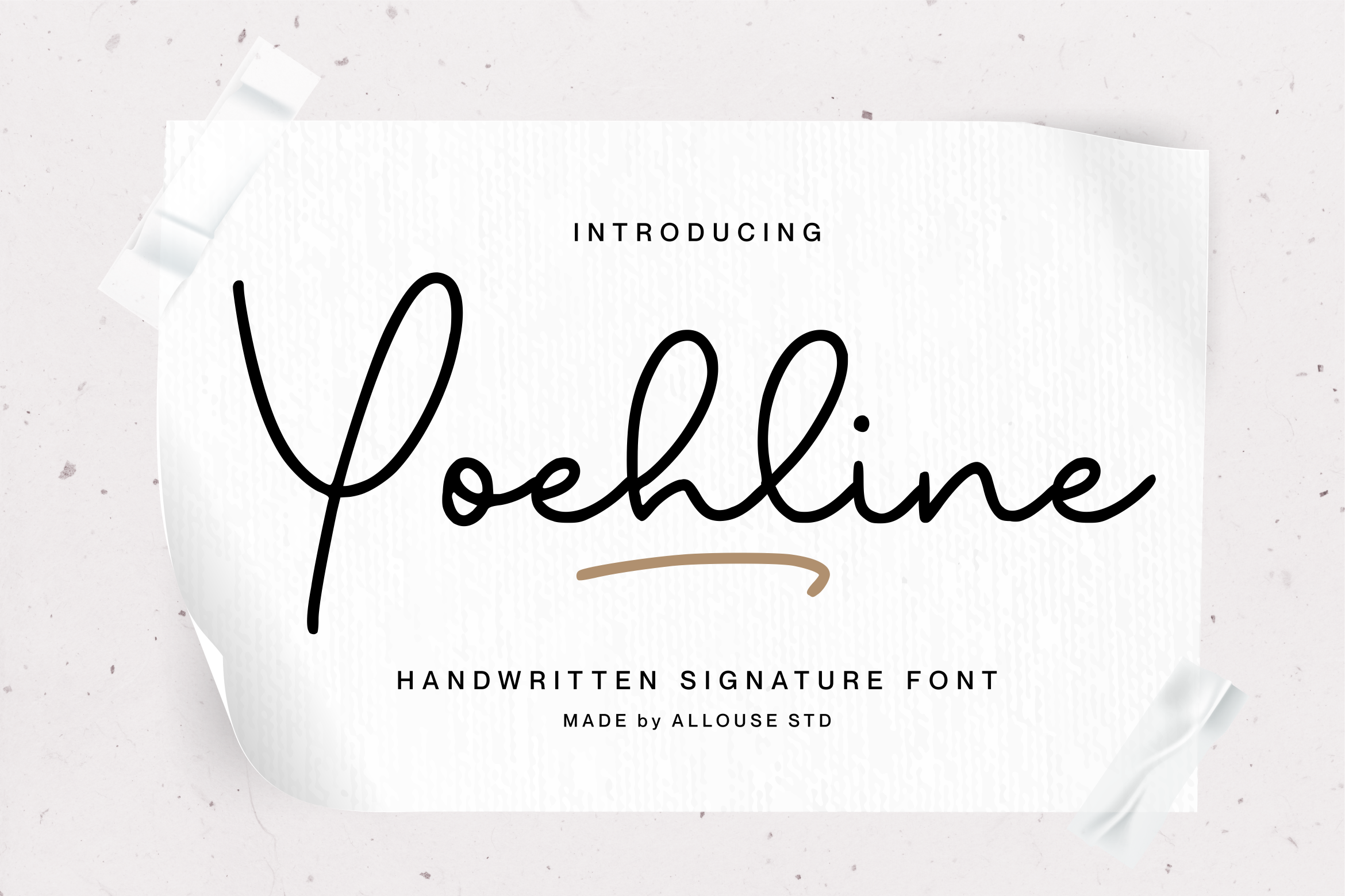Yoehline Handwritten Font