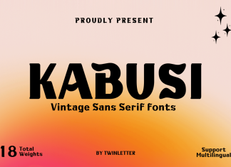 KABUSI Display Font