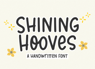 Shining Hooves Display Font