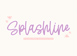 Splashline Handwritten Font
