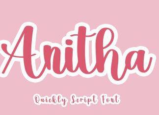 Anitha Script Font
