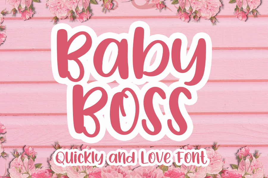 Baby Boss Display Font