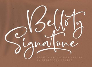 Belloty Signatone Script Font