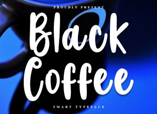 Black Coffee Brush Font
