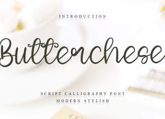 Butterchese Script Font