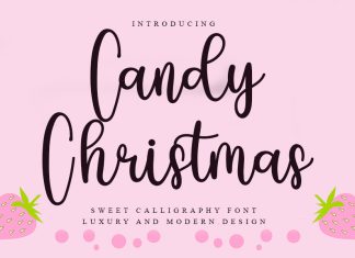 Candy Christmas Script Font
