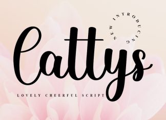 Cattys Script Font