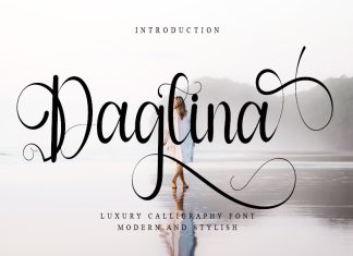 Dagtina Calligraphy Font