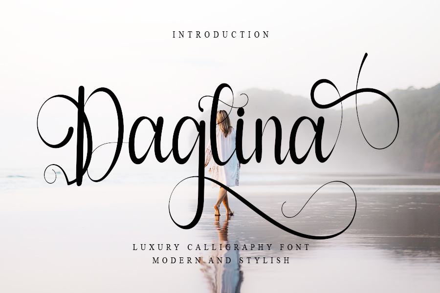 Dagtina Calligraphy Font