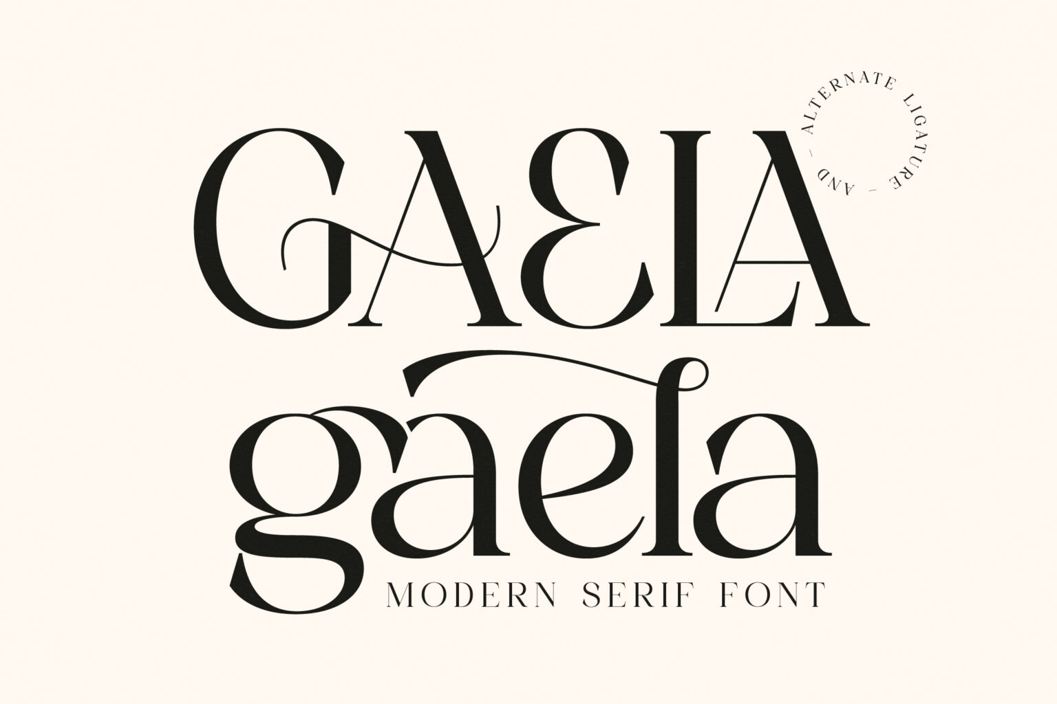 GAELA Serif Font