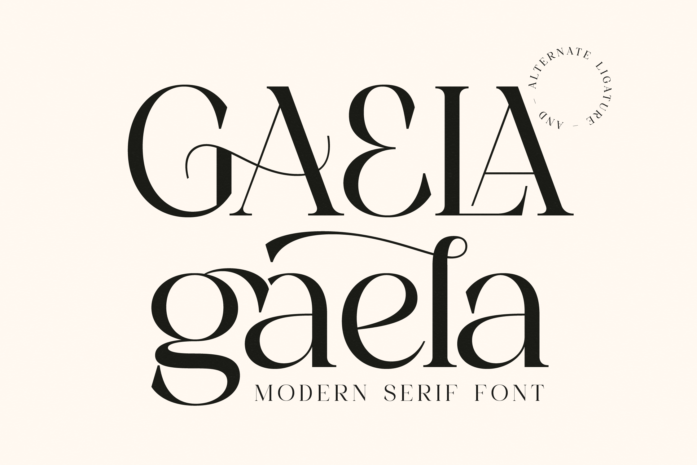 GAELA Serif Font