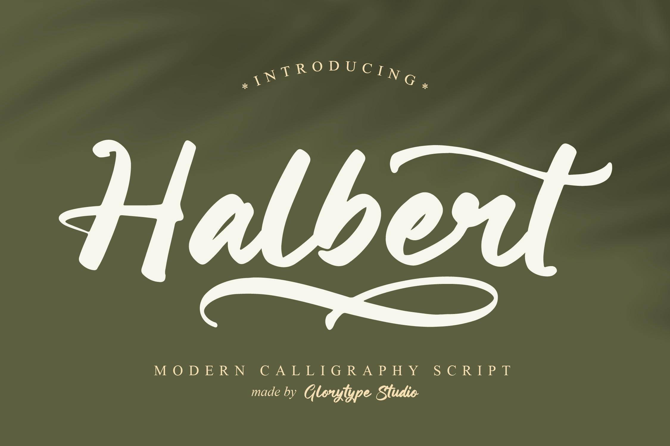 Halbert Script Font
