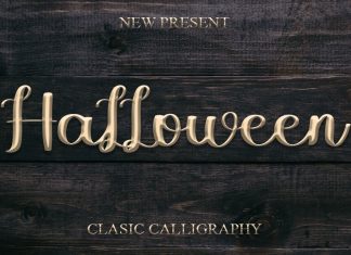Halloween Script Typeface