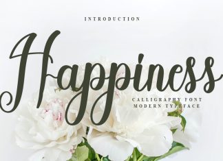 Happiness Script Font