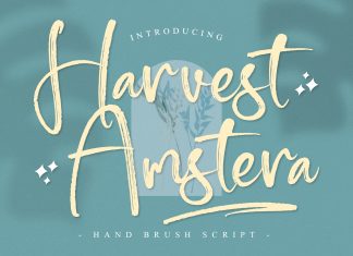 Harvest Amstera Script Font