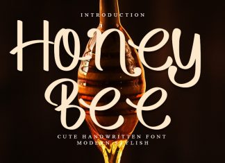 Honey Bee Script Typeface
