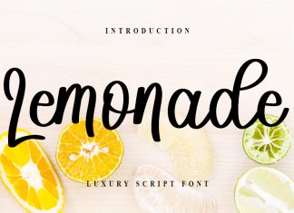 Lemonade Script Font