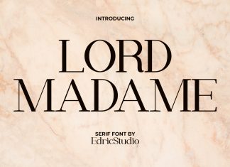 Lord Madame Serif Font