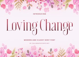 Loving Change Serif Font
