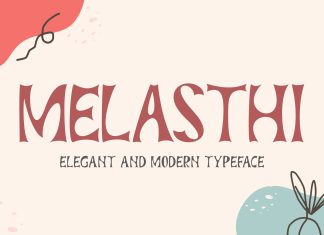 Melasthi Display Font