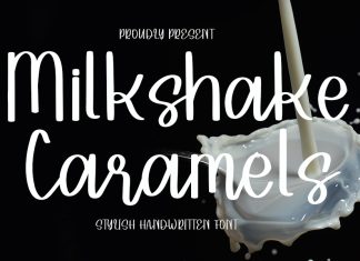 Milkshake Caramels Script Font