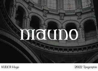 Mauno Display Font