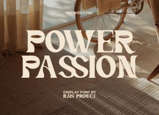 Power Passion Display Font