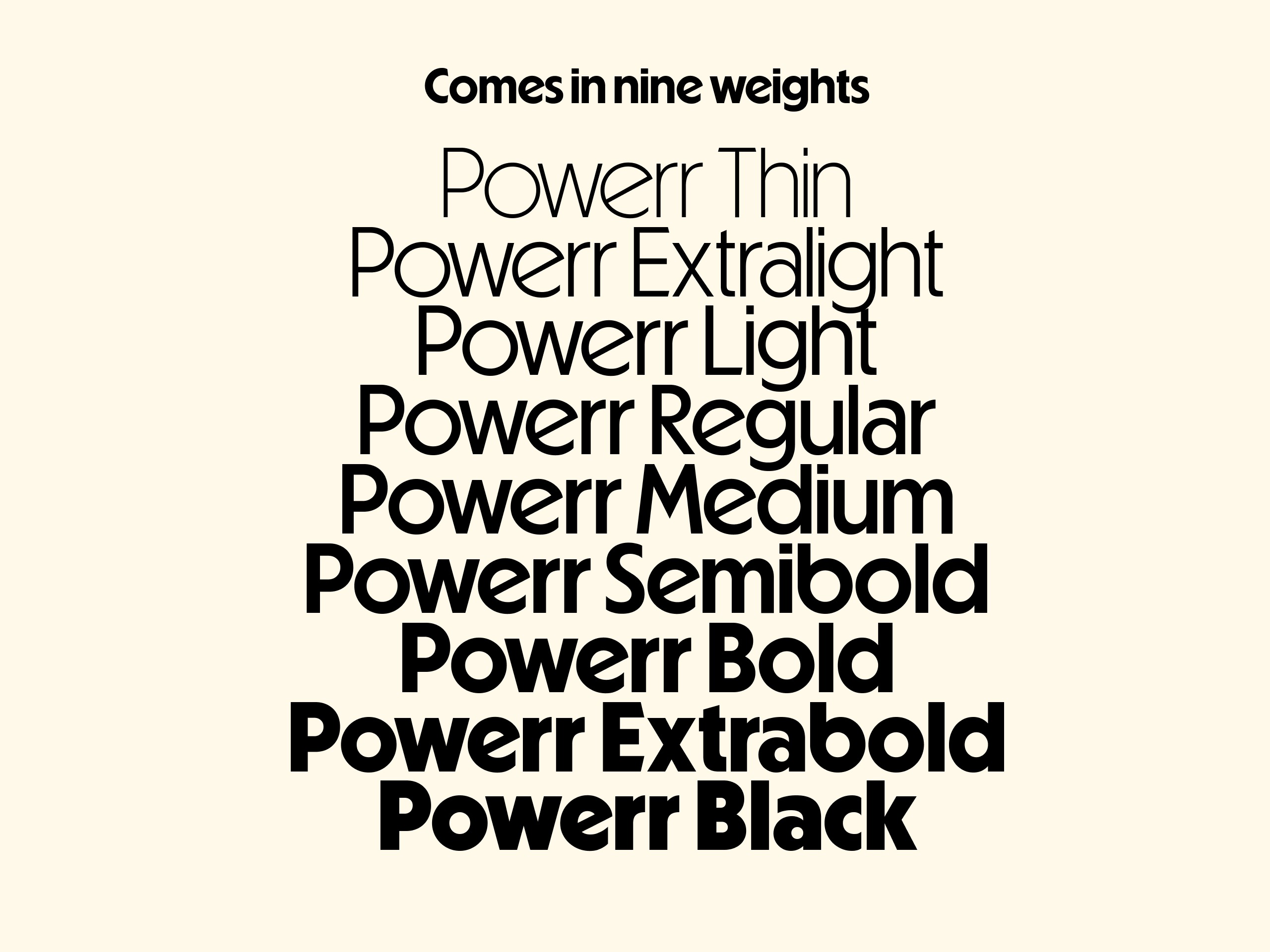Powerspec Font Powerr Font Family - Download Free Font