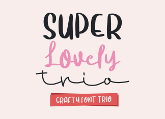 Super Lovely Trio Font