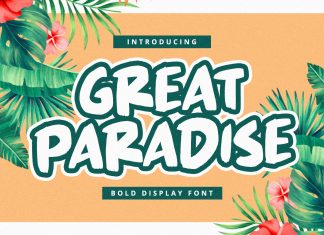 Great Paradise Display Font