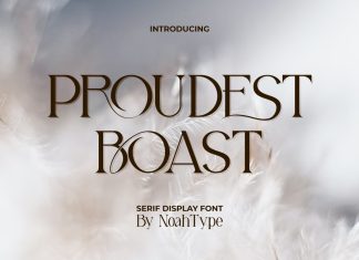 Proudest Boast Serif Font
