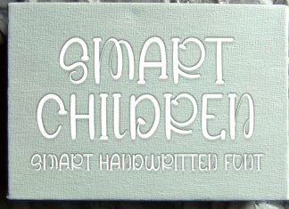 Smart Children Display Font