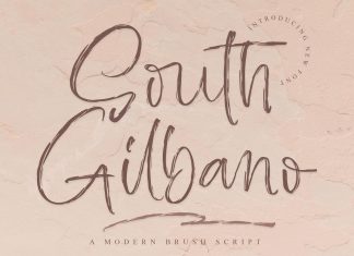 South Gilbano Brush Font