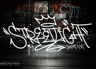 Streetlight Display Font