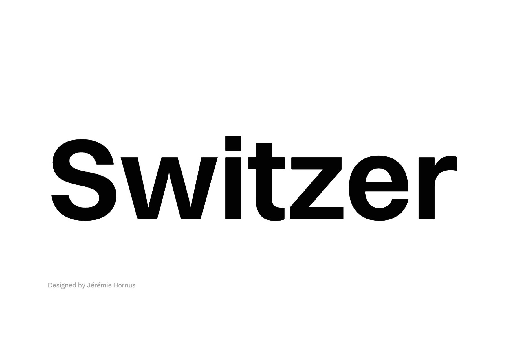 Switzer Sans Serif Font