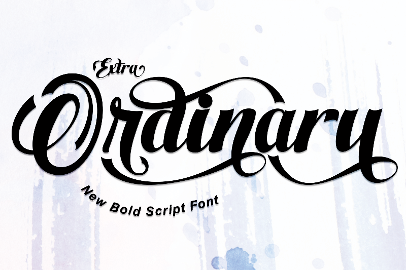 Extra Ordinary Font - Download Free Font