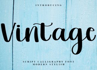 Vintage Script Typeface