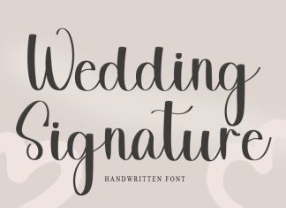 Wedding Signature Font