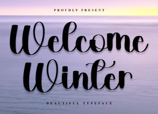 Welcome Winter Script Font