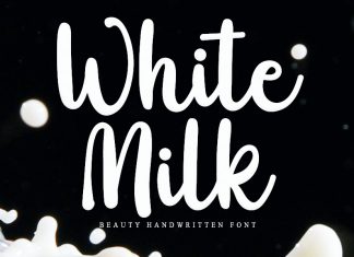 White Milk Script Font