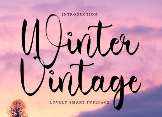 Winter Vintage Script Font