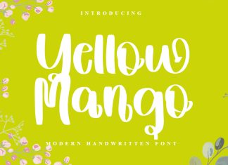 Yellow Mango Script Font