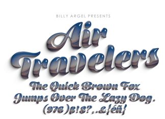 Air Travelers Script Font