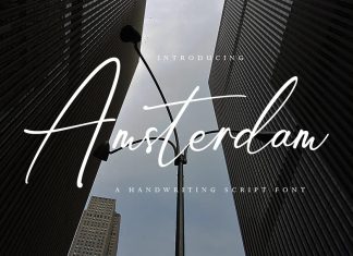 Amsterdam Handwritten Font