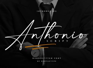 Anthonio Handwritten Font
