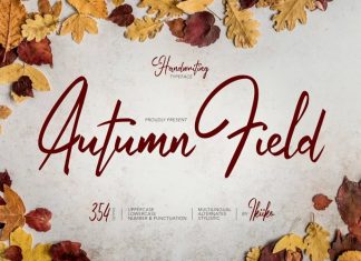 Autumn Field Handwritten Font